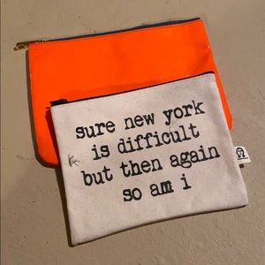 Bundle of 2 makeup clutches